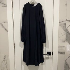 Currentny long sleeve cotton swing dress